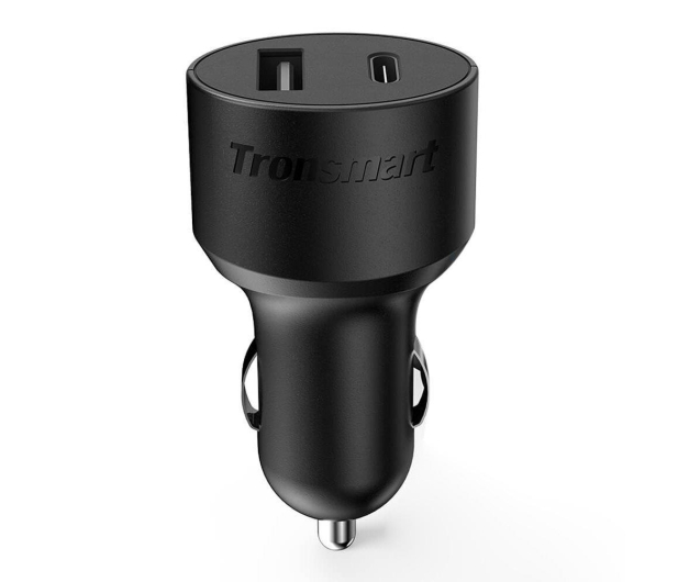 Tronsmart Ładowarka samochodowa 2A + USB-C PowerDelivery 3A C2P - 371181 - zdjęcie